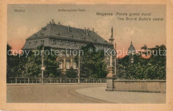 Mainz Rhein Palais grand ducal