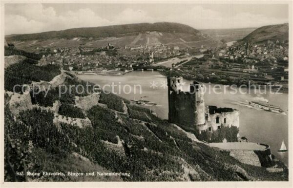 Bingen Rhein Ruine Ehrenfels Nahem?ndung