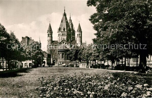 Mainz Rhein Fischtorplatz Dom