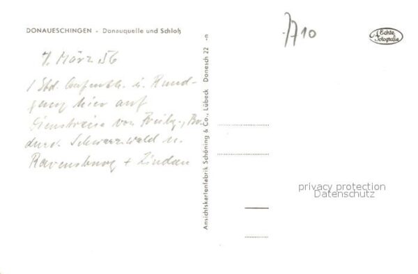 Donaueschingen Donauquelle mit Schlo – Bild 2