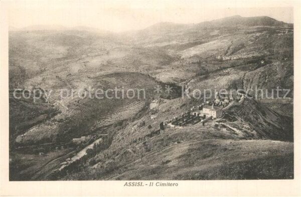 Assisi Umbria Il Cimitero