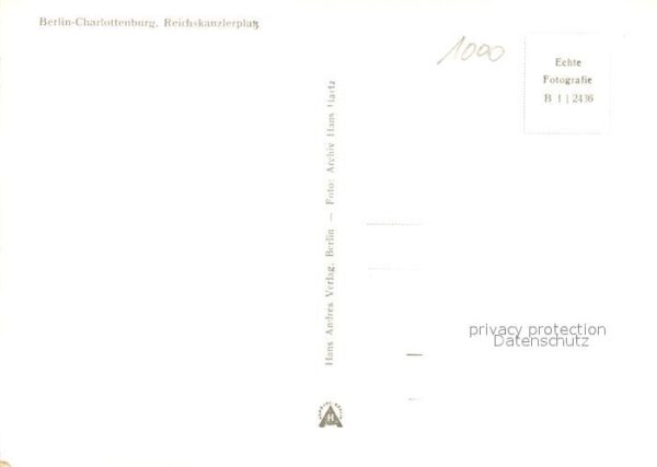 Berlin Reichskanzlerplatz Funkturm – Bild 2