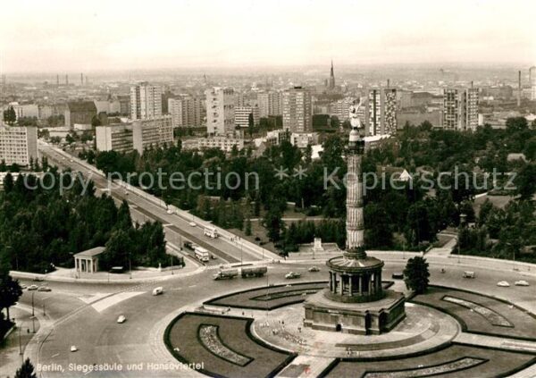 Berlin Siegessäule Hansaviertel