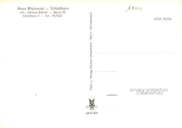 Berlin Haus Ritzhaupt Sommergarten Schildhorn – Bild 2