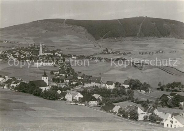 Oberwiesenthal Erzgebirge Panorama Kurort
