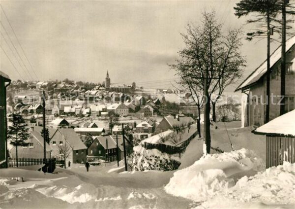 Joehstadt Stadtpanorama im Winter