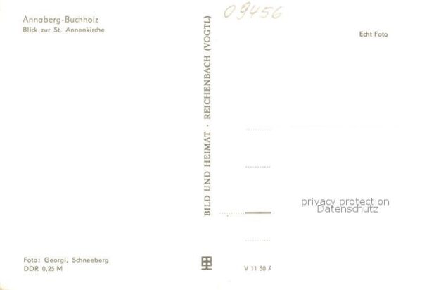 Annaberg-Buchholz Erzgebirge Stadtbild mit St Annenkirche – Bild 2