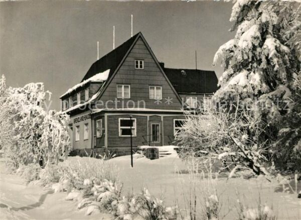 Johanngeorgenstadt Grenzlandbaude Winterlandschaft