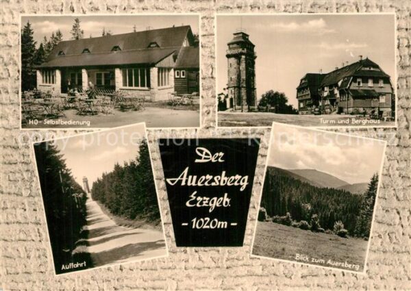 Auersberg Wildenthal Turm Berghaus HO Gaststätte