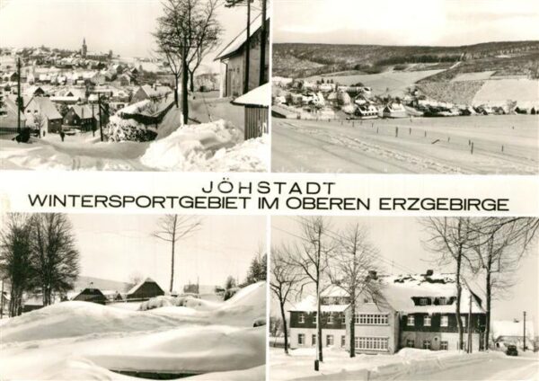 Joehstadt Panorama Wintersportgebiet im Erzgebirg
