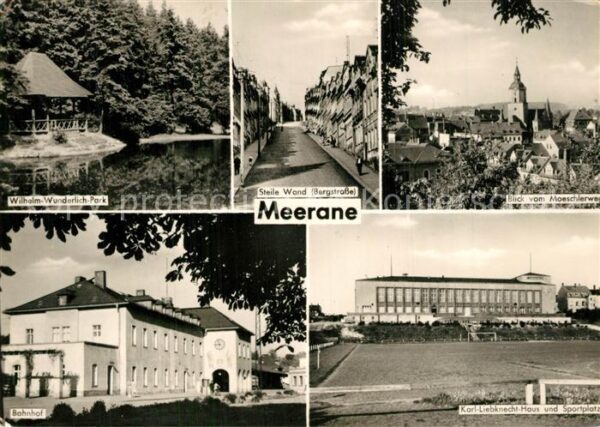 Meerane Wilhelm Wunderlich Park Steile Wand Ber