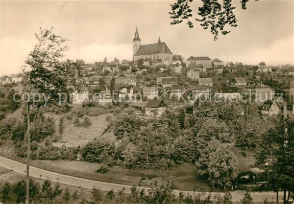 Schneeberg Erzgebirge 500 Jahre Bergstadt Ansicht mit Kirche