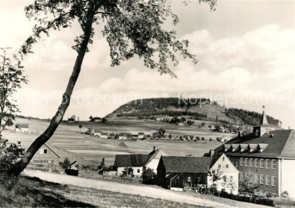 Baerenstein Annaberg-Buchholz Panorama Blick zum Bärenstein