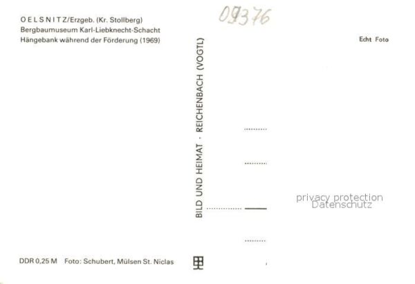 Oelsnitz Erzgebirge Bergbaumuseum Karl Liebknecht Schacht H – Bild 2