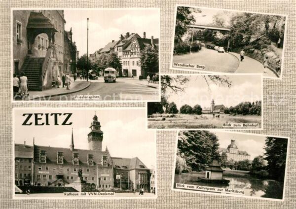 Zeitz Friedensplatz Wendischer Berg Bahnhof R