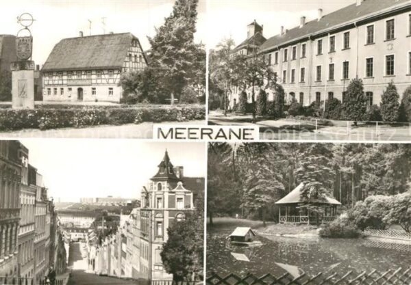 Meerane Gaststätte Schwanefeld Denkmal Linden O