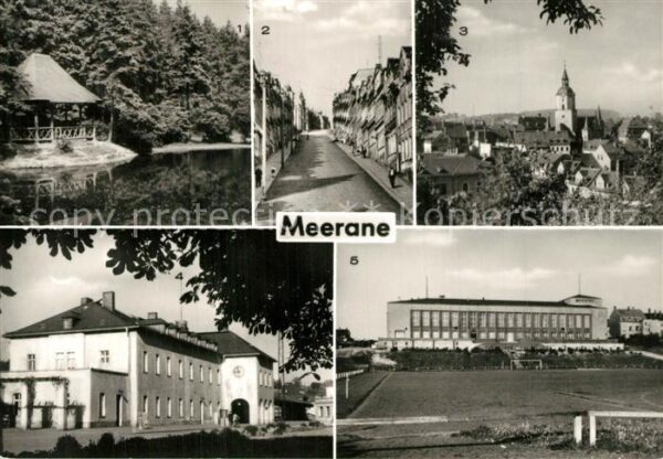 Meerane Stadtpark Steile Wand Bergstrasse Kirch