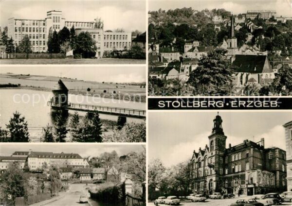 Stollberg Erzgebirge Krankenhaus Querenbachtalsperre Teilans
