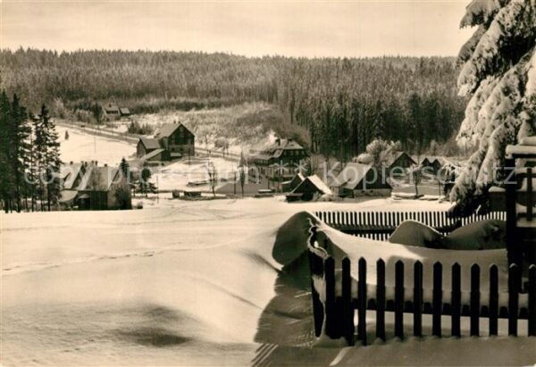 Steinbach Johanngeorgenstadt Winterpanorama