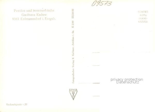 Erdmannsdorf Augustusburg Pension und Sommerfrische Gasthaus Kado – Bild 2
