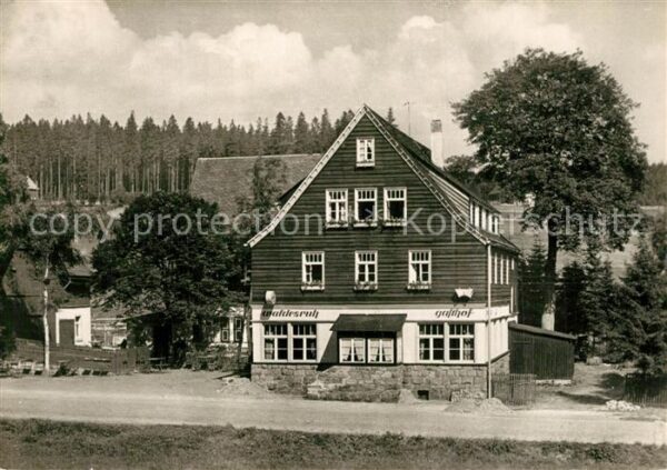 Steinbach Johanngeorgenstadt Gasthof Waldesruh