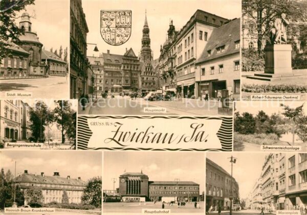 Zwickau Sachsen Museum Bergingenieurschule Krankenhaus