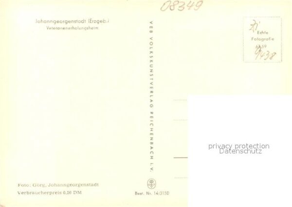 Johanngeorgenstadt Veteranenerholungsheim – Bild 2