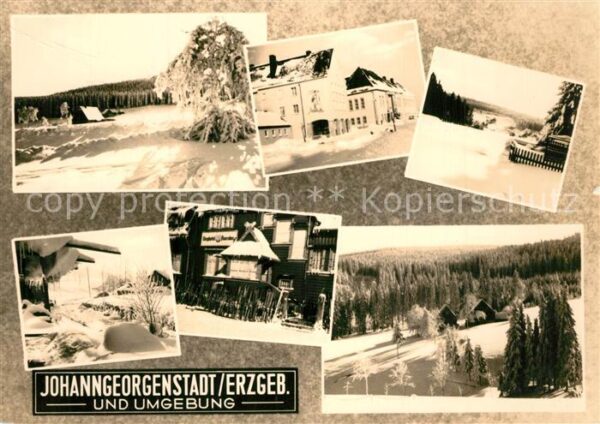 Johanngeorgenstadt und Umgebung Landschaftspanorama Winter