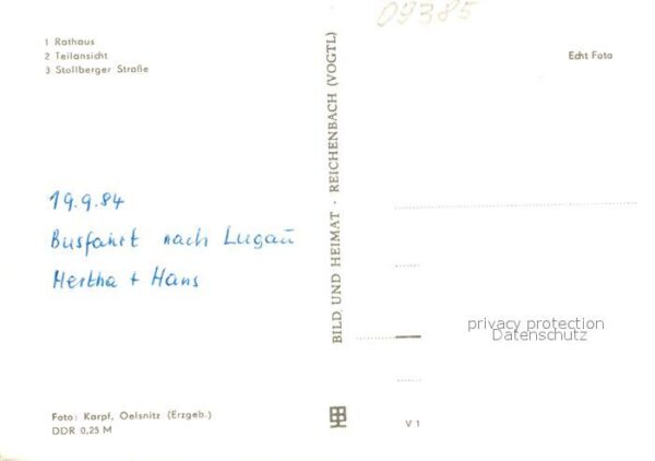 Lugau Erzgebirge Rathaus Teilansicht Stollberger Strasse – Bild 2