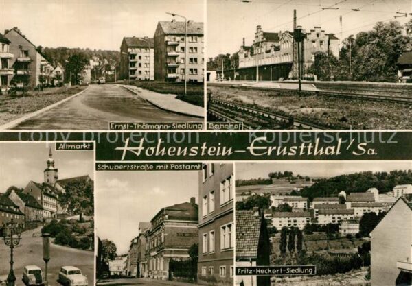 Hohenstein-Ernstthal Ernst Thälmann Strasse Bahnhof Altmarkt
