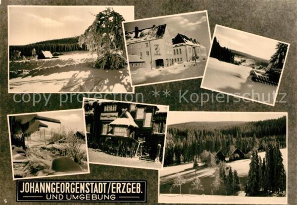 Johanngeorgenstadt und Umgebung Landschaftspanorama Winter
