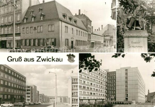 Zwickau Sachsen Schuhmann Haus Neubaugebiet Planitz Stu