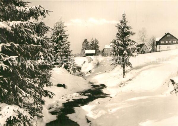 Steinbach Johanngeorgenstadt Steinbachtal Winterimpressionen