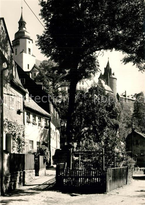 Schwarzenberg Erzgebirge Partie in der Altstadt