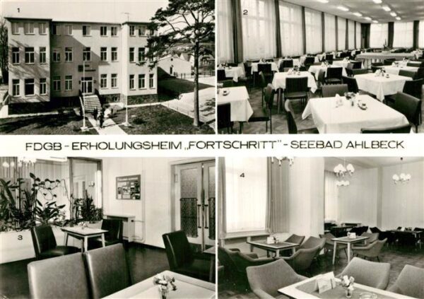 Ahlbeck Ostseebad FDGB Erholungsheim Fortschritt Speisera
