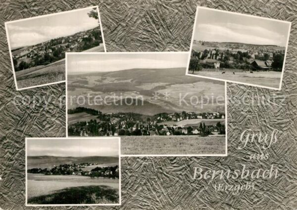 Bernsbach Gesamtansicht Landschaftspanorama
