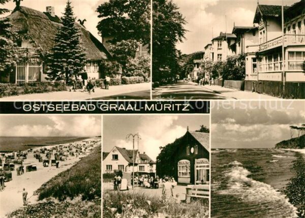 Graal-Mueritz Ostseebad Teilansichten Ostseebad Strand Küstenpa