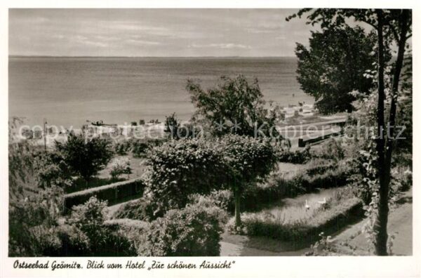 Groemitz Ostseebad Blick vom Hotel Zur schönen Aussicht
