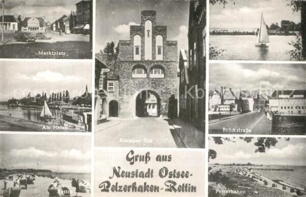 Neustadt Holstein Marktplatz Hafen Kremper Tor Brückstras