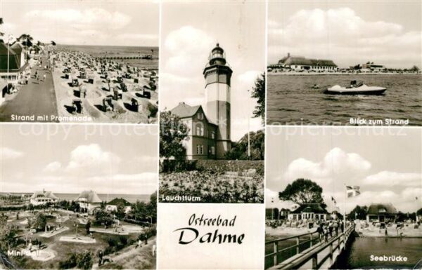 Dahme Ostseebad Holstein Strand Promenade Minogolf Seebrücke Leu