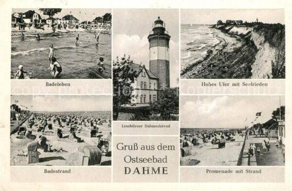 Dahme Ostseebad Holstein Badespass Leuchtfeuer Dahmeshöved Hohes