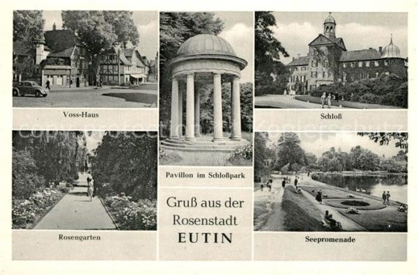 Eutin Voss Haus Pavillon Schlosspark Rosengar