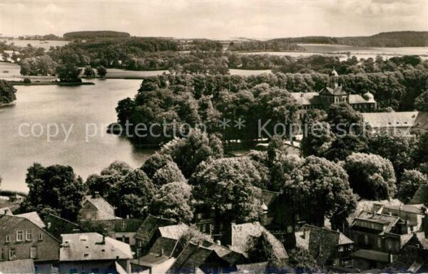 Eutin Blick auf Schloss und Eutiner See