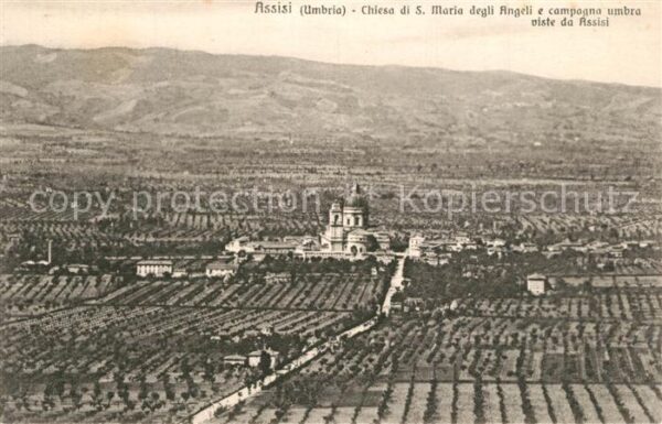 Assisi Umbria Chiesa di S Maria degli Angeli e compag