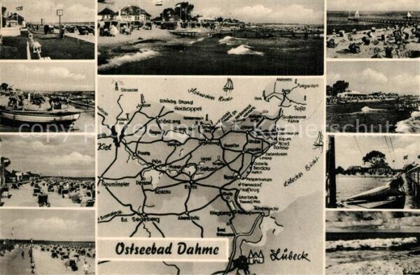 Dahme Ostseebad Holstein Strandpartien Karte