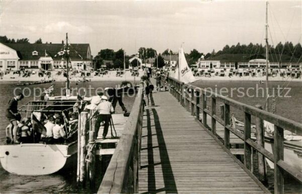 Groemitz Ostseebad Bootssteg Seebrücke
