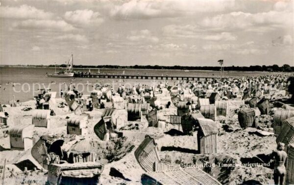 Timmendorfer Strand Strand mit Seebrücke