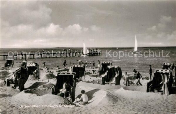 Timmendorfer Strand Strand und Seebrücke