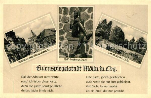 Moelln Lauenburg Rathaus Hauptstrasse Till Eulenspiegel