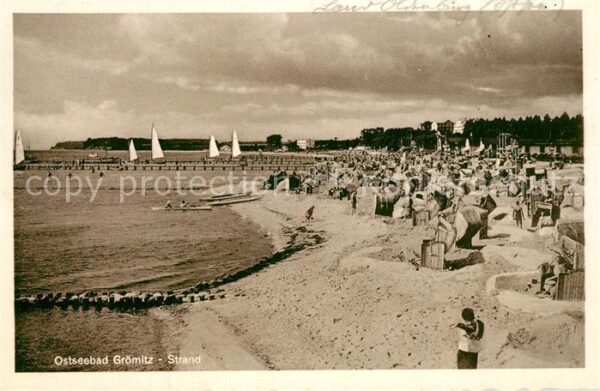 Groemitz Ostseebad Strandpartie